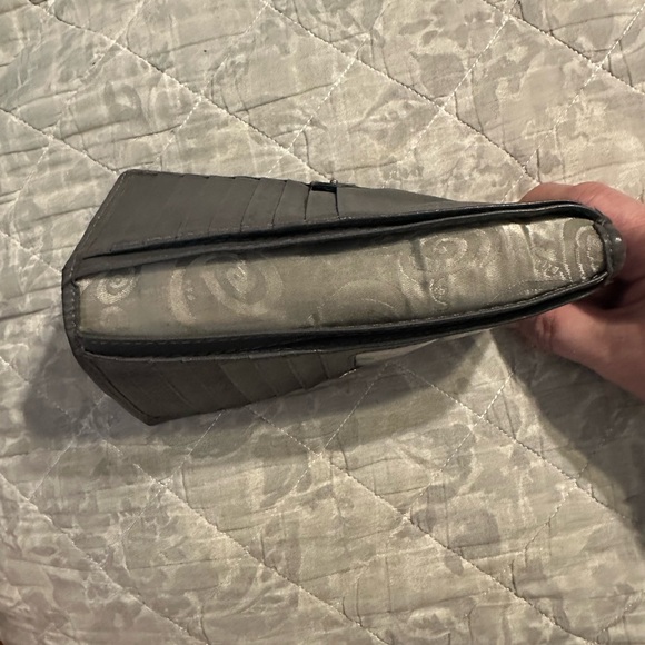 Brighton Full Sized Gray Leather Wallet - Picture 3 of 6